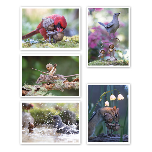 Buddies ~ Pack of Five Note Cards